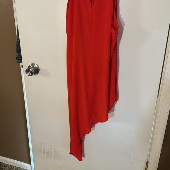 Red high low top with stretch pants to match - Picture 4 of 11